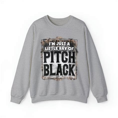 Im Just A Little Ray Of Pitch Black Funny Halloween Etsy