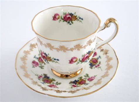 Drinkware Royal Adderley Fine Bone China Vintage Tea Cup And Saucer