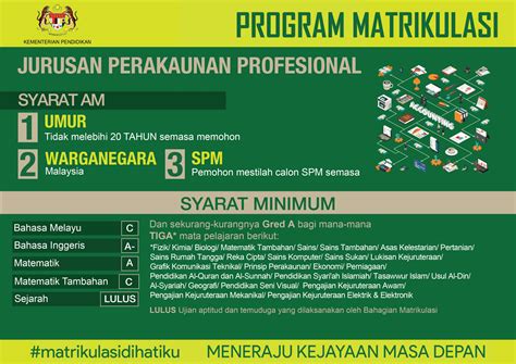 Program Matrikulasi Kpm Lokasi Kursus Jurusan Permohonan