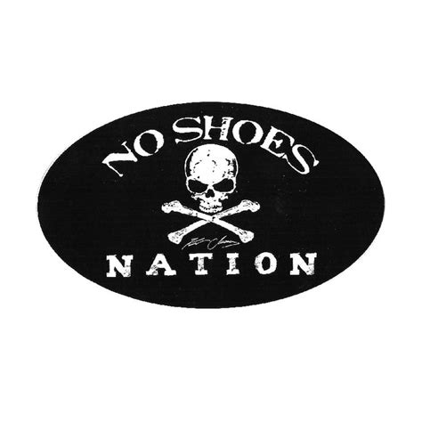 Kenny Chesney Oval Decal Kenny Chesney No Shoes Nation Kenny