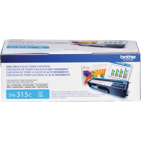 Brother TN315C High Yield Cyan Toner Cartridge TN315C B H Photo