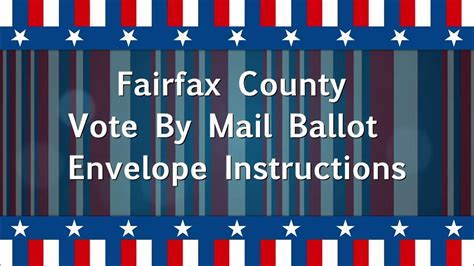 How To Fill Out Your Vote By Mail Return Envelope Youtube