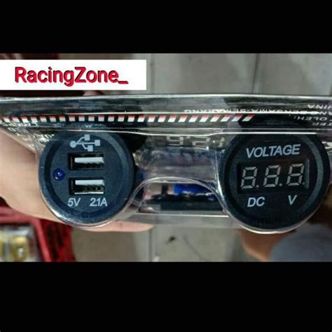 Jual Heh Voltmeter Charger Hp Usb Body Nmax All New Pcx Aerox