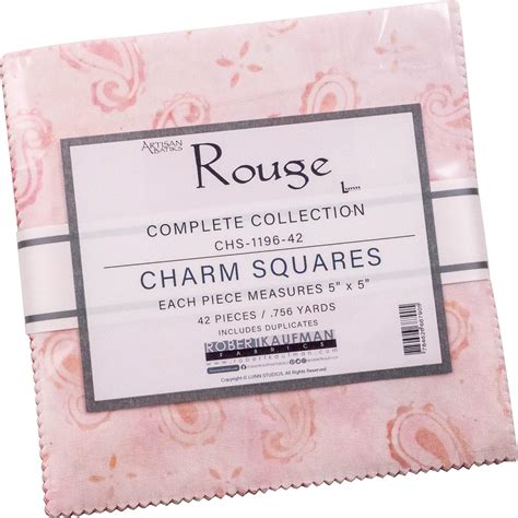 Amazon Lunn Studios Artisan Batiks Rouge 42 5 Inch Squares Charm