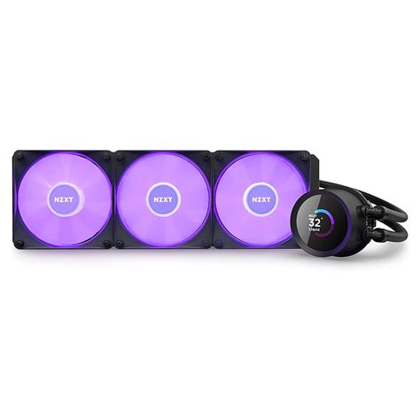 Nzxt Kraken 360 Rgb Aio Liquid Cooler With Lcd Display 360mm Radiator3x 120mm F120 Rgb Fans