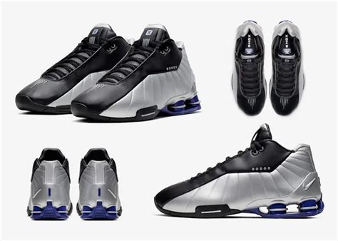 Nike Shox BB4 Black Metallic Silver - Now Available