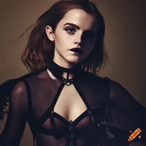 Portrait Of Emma Watson In Gothic Style On Craiyon