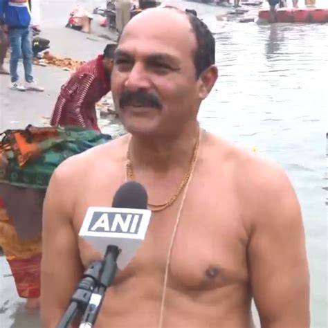 Devotees Take Holy Dip At Ayodhyas Saryu Ghat On The Occasion Of Makar