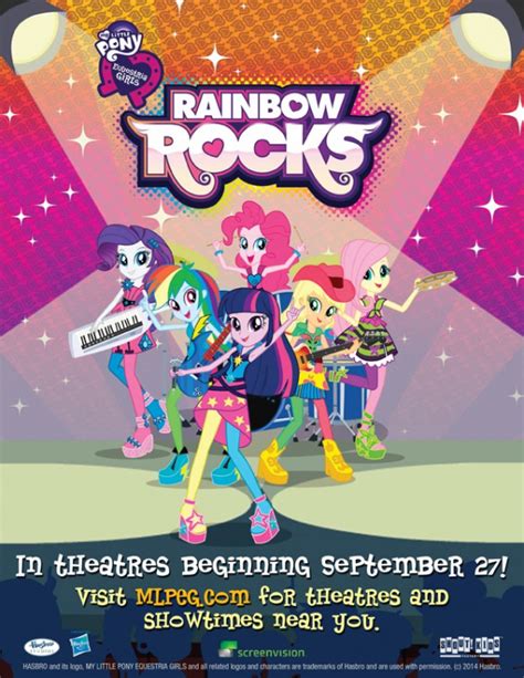 My Little Pony: Equestria Girls - Rainbow Rocks Movie Poster - IMP Awards