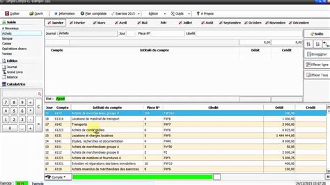 Fichier Excel Comptabilité Simple
