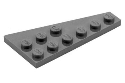 Comprar Lego Plate Asa Wing 3x6 Esquerdo Cinza Escuro PN 54384