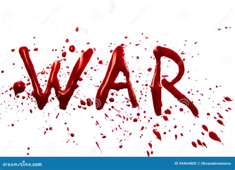 Bloody Word War Stock Photo Image Of Pain Peace Danger 54464800