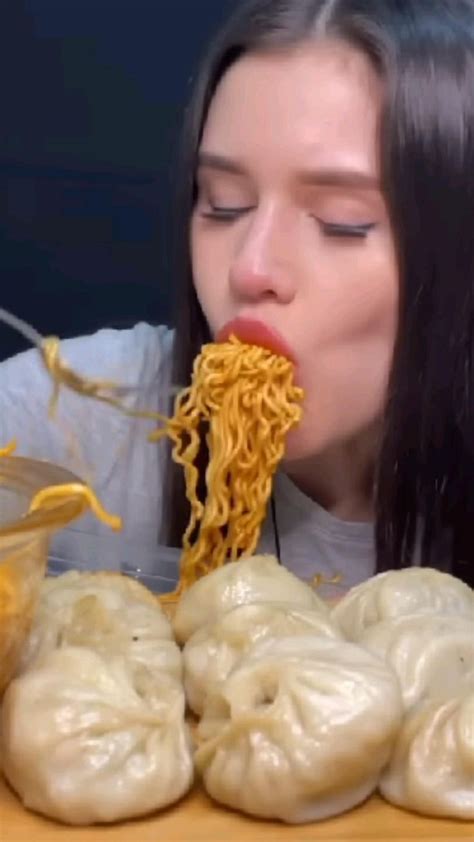 Asmr Noodles Mukbang 🍜🍜 In 2024 Mukbang Food Asmr