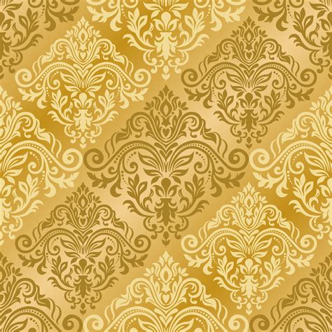 Gold Damask Wallpaper Patterns