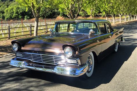 Custom 1957 Ford Fairlane 500 Club Sedan For Sale On BaT Auctions