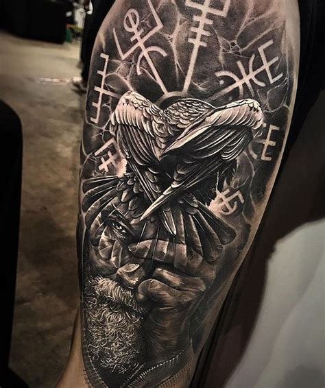 Pin by Ghsmirnov on Тату Norse tattoo Viking tattoos Viking tattoo