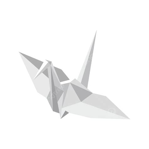 Origami Paper Vector Design Images, White Paper Origami Bird, White ...