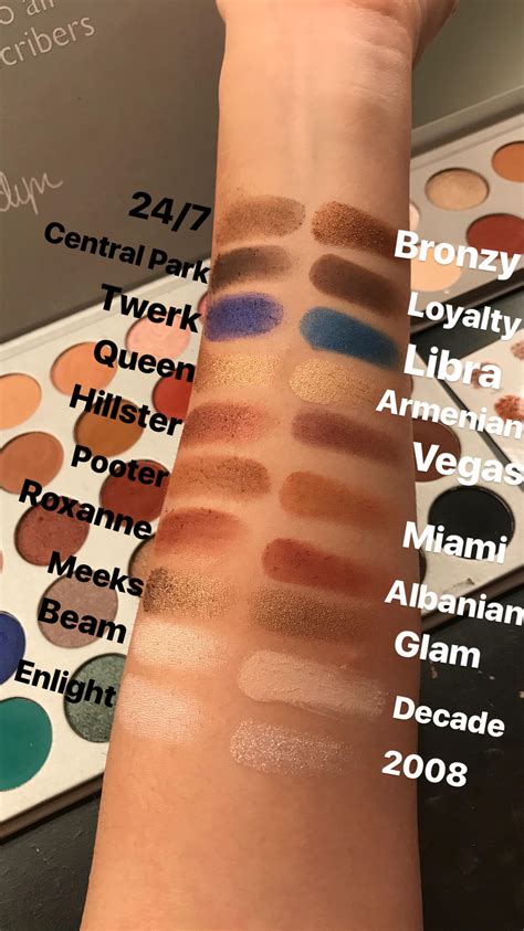 KKW X MARIO Palette VS Jaclyn Hill Palette Swatches R MakeupAddiction