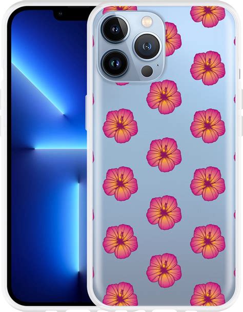 IPhone 13 Pro Max Hoesje Hawaiiaanse Bloemen II Designed By Cazy Bol