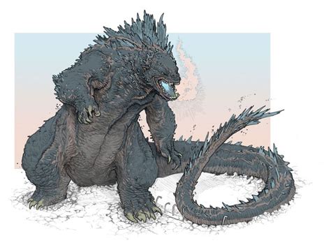 Artstation Mutant Godzilla And King Stephen Oakley Kaiju Art Kaiju Design Godzilla