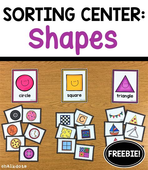 Free Printable Shape Sorting Activities