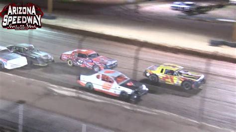 Arizona Speedway Imca Stock Car Main August 24 2019 Youtube