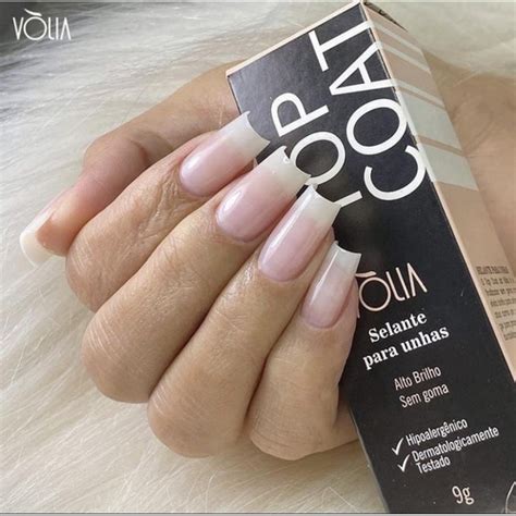 Top Coat Selante Para Unhas Brilho V Lia G Em Promo O Ofertas Na