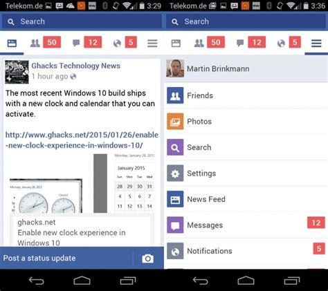 Facebook Lite Makes A Return As A Mobile Application Ghacks Tech News