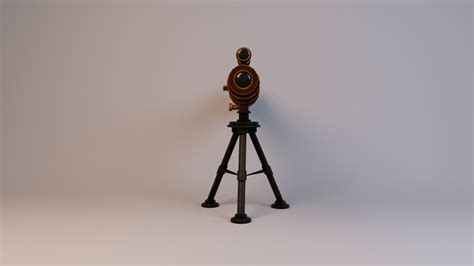 Realistic Astronomical Telescope 3D Model - TurboSquid 2377089 