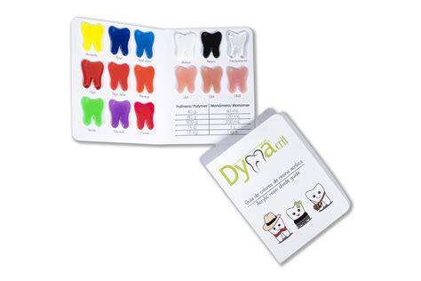 Dymacril® Acrylic resin shade guide - Dyma