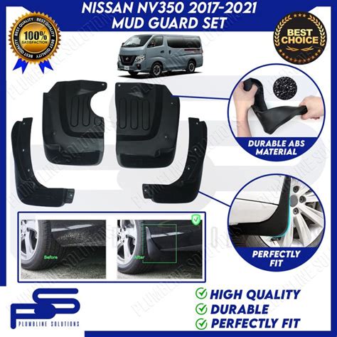 Mud Guard For Nissan NV350 Urvan Almera 2017 2018 2019 2020 2021 2022