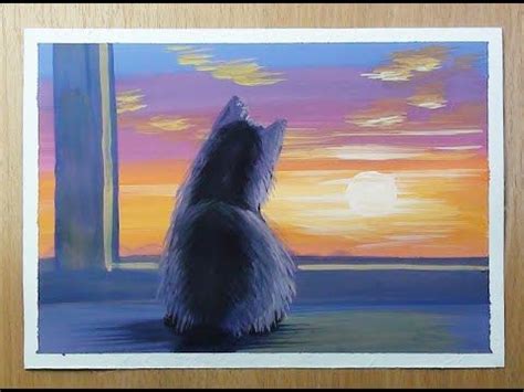 (269) Как нарисовать кота поэтапно, гуашью. Как нарисовать кошку ...
