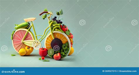 Bicycle Covered With Green Leaf Tendril Eco And Environment Concept