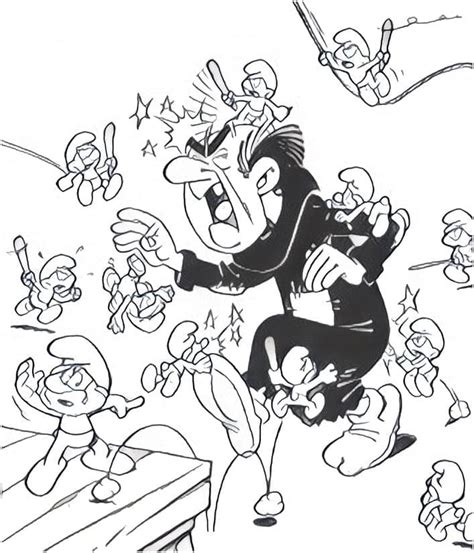 Desenhos De Gargamel E Smurfs Para Colorir E Imprimir ColorirOnline