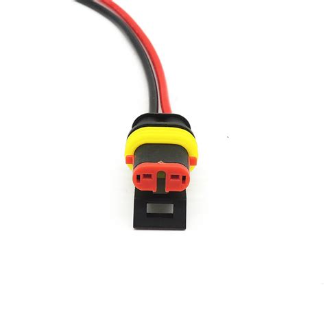 New Socket Female Waterproof Wire Harness Pigtail Connector Plug For