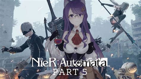 NieR Automata Part 5 Beginning Route C D Blind Walk Through YouTube