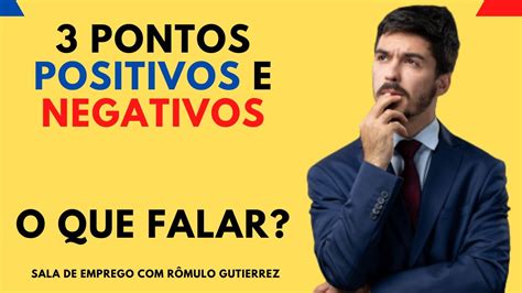 Get Pontos Positivos E Negativos Para Uma Entrevista De Emprego Hot