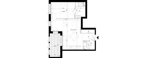 Plan Appartement T2 De 45 42 M² Neuf à Orly Résidence « Les Jardins De