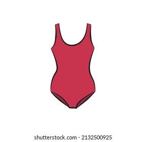 Swimsuit Bikini Set Isolated On White Stock Photo 1674325165 Shutterstock