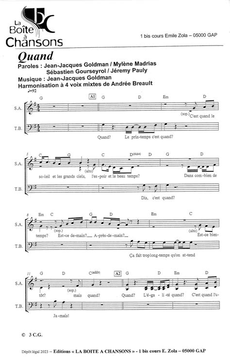 partition de musique éditeur de partitions pour chorales