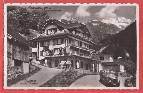 Spiringen Am Klausen Saurer Postauto Hotel St Anton 1946 Kaufen