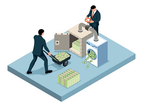 Money Laundering Isolated Object 27177268 Vector Art At Vecteezy