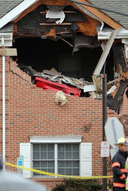 Toms River Car Crashes Into Second Story Of Building