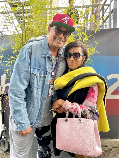 Photo Yannick Noah Et Sa Compagne Malika Enceinte Lors Des H Du