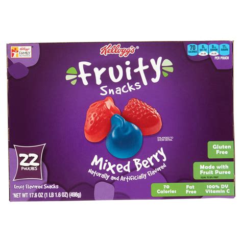 Kellogg S Mixed Berry Fruity Snacks Cool Product Ratings Special