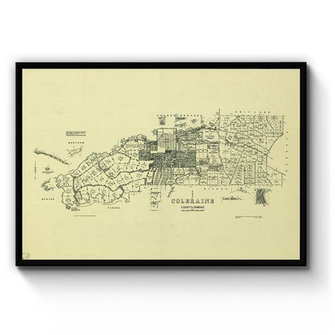 Coleraine, Victoria Australia Vintage Map #3 (1856) – Vintage Maps