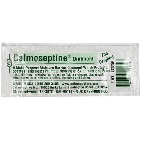 Calmoseptine Ointment Packets 35g Medical Supplies And Equipment