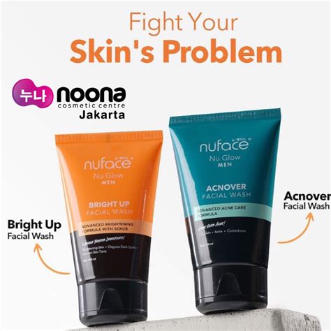 Jual Nuface Nu Glow Facial Wash Men Ml Shopee Indonesia