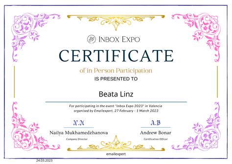 Memberships And Certificates — Beata Linz