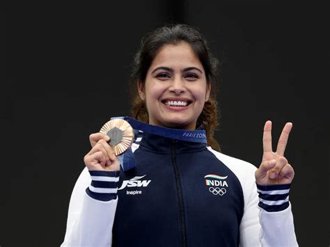 Shooter Manu Bhaker Wins India S First Medal At Paris Olympics